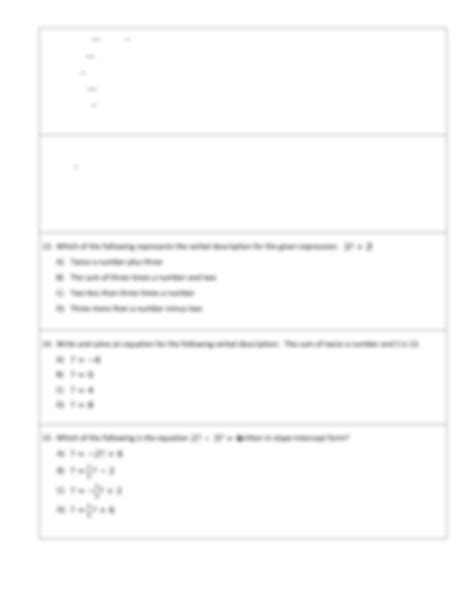 apexvs algebra 1 semester 2 quiz answers Kindle Editon