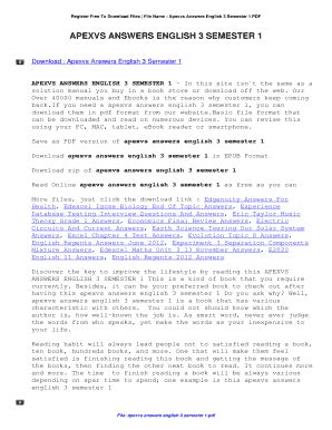 apexvs answers english 3 semester 2 pdf Kindle Editon