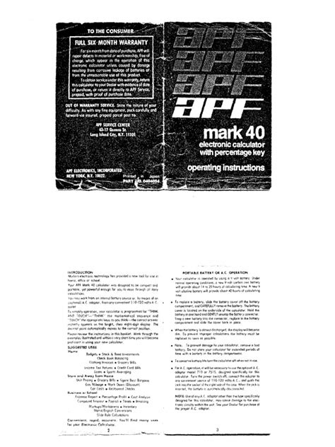 apf mark 40 user guide Epub