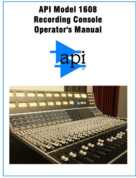 api 1608 manual pdf Epub