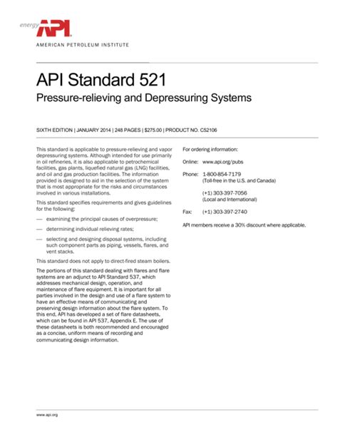api 521 5th edition Reader