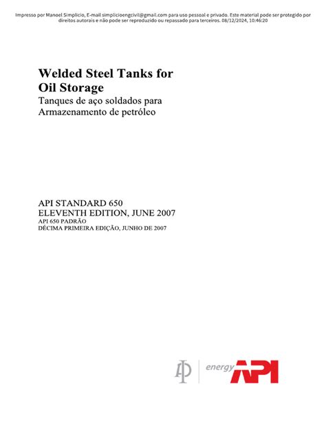 api 650 7th edition Epub