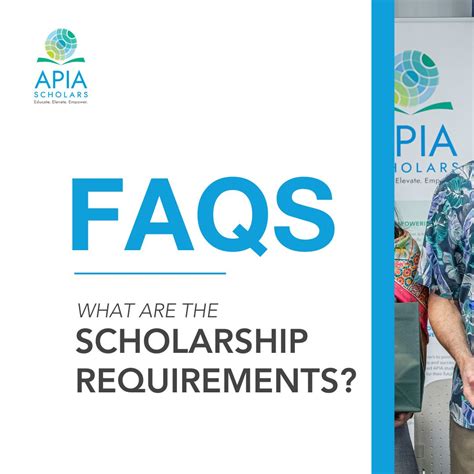 apia scholarship requirements