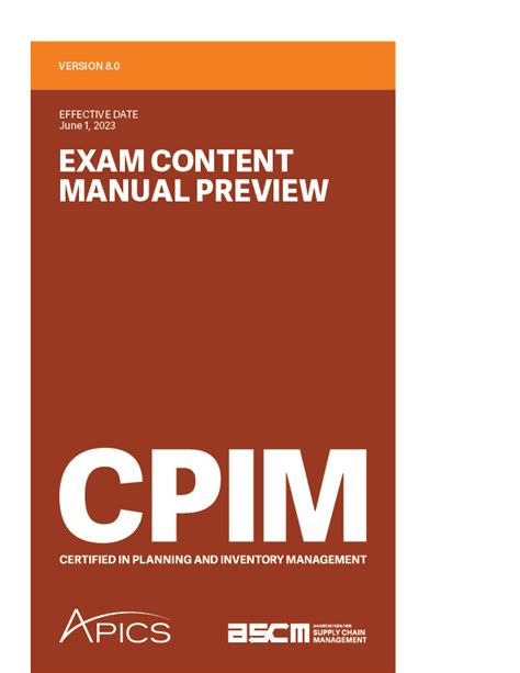 apics cpim exam content manual 2013 smr pdf Kindle Editon