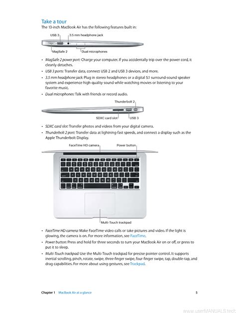 apple macbook air instruction manual PDF