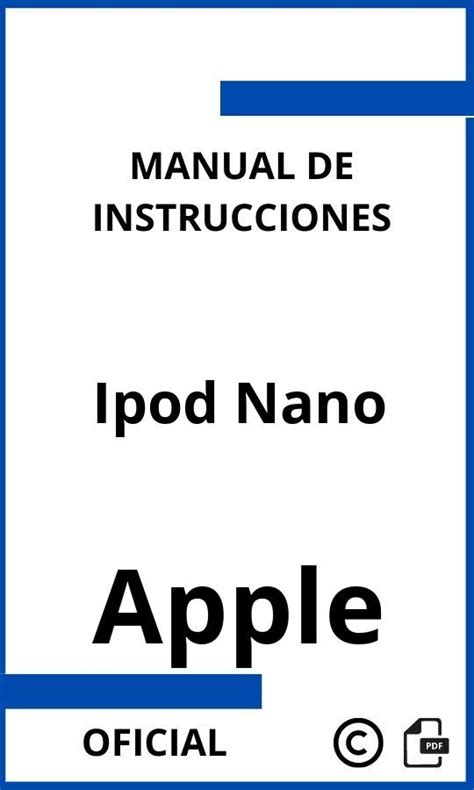 apple support manual ipod nano Reader