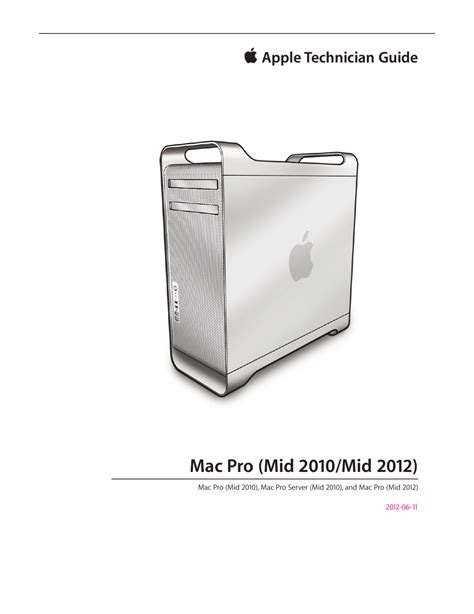 apple technician guide mac pro PDF