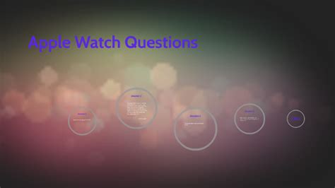 apple watch questions and answers PDF