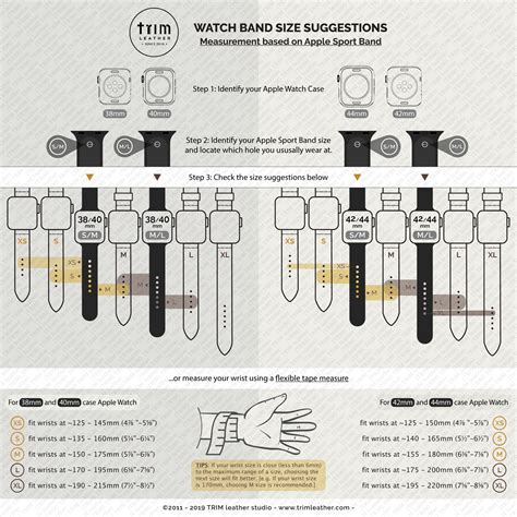 apple watch strap dimensions