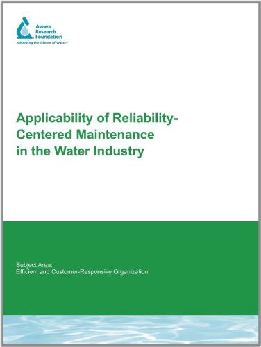 applicability of reliability centered maintenance in the water industry PDF