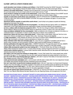 application forms for sandf 2013 Epub