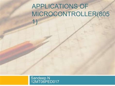 applications of 8051 microcontroller in automobiles PDF