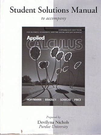 applied calculus hoffman bradley 10th edition solutions PDF