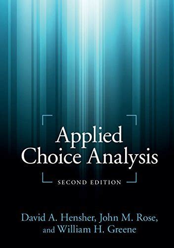 applied choice analysis applied choice analysis Epub