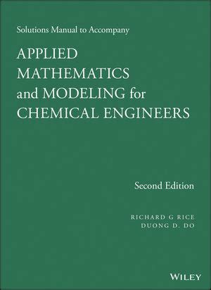 applied mathematics and modeling for chemical engineers 2nd edition Ebook PDF