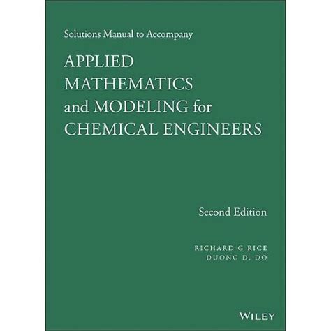 applied mathematics chemical engineers rice solution manual Epub
