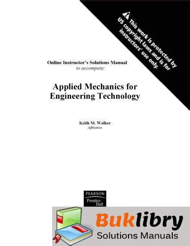 applied mechanics for engineering technology solutions manual Doc