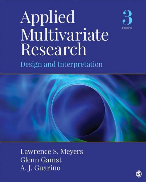 applied multivariate research design and interpretation Kindle Editon