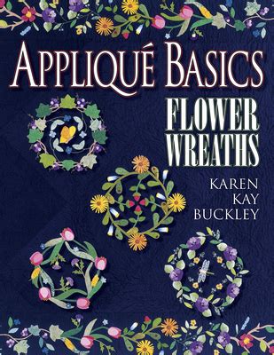 applique basics flower wreaths Kindle Editon