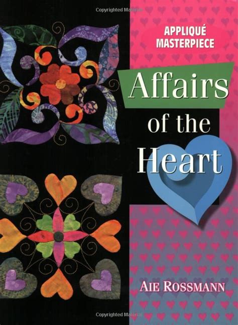 applique masterpiece affairs of the heart book Kindle Editon