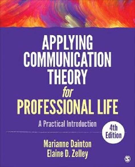 applying communication theory for professional life PDF