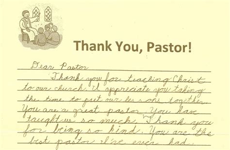 appreciation letter to pastor Epub