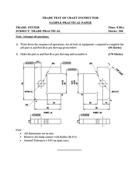 apprentice modal paper 2013 may fitter trade Doc
