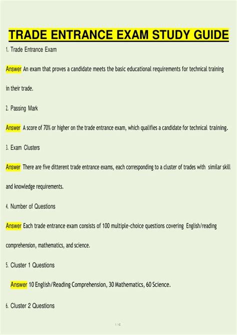 apprenticeship trade exam simple question paper Epub