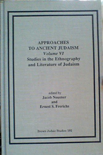 approaches to ancient judaism studies Reader