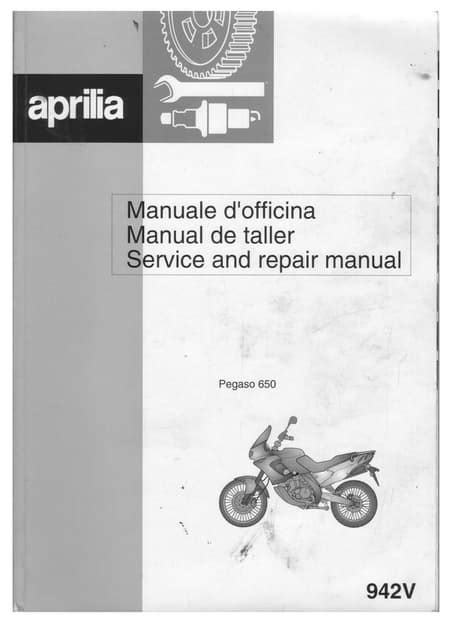 aprilia pegaso 125 service manual Kindle Editon