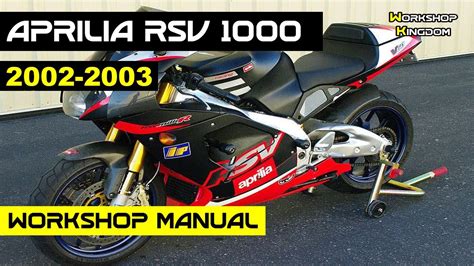 aprilia rsv r service workshop manual pdf PDF