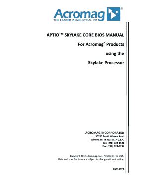aptiotm core bios manual for acromag products Reader