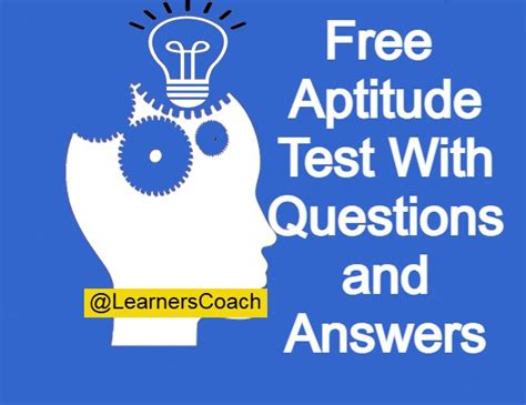 aptitude test online free with answers Epub