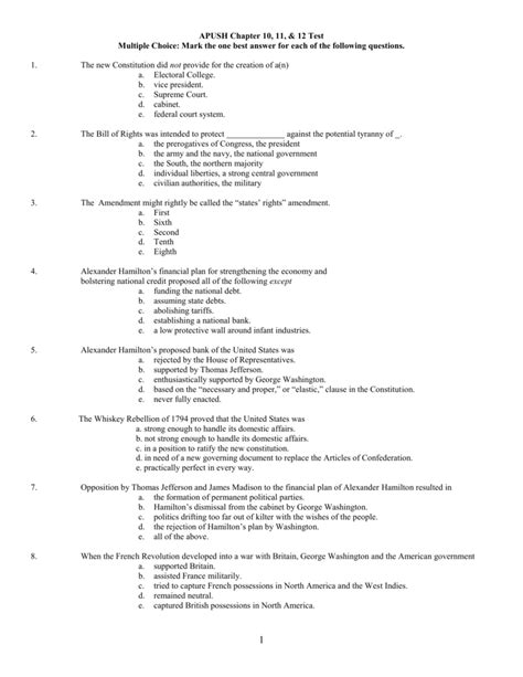 apush chapter 12 test questions PDF