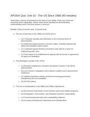 apush unit 10 essay questions Reader