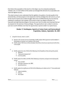 apush unit 6 test answers PDF