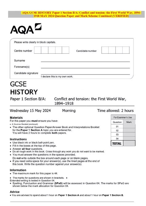 aqa bl3hp may 2013 mark scheme PDF