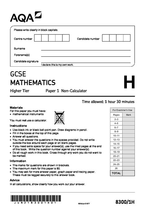 aqa exam board past papers Doc