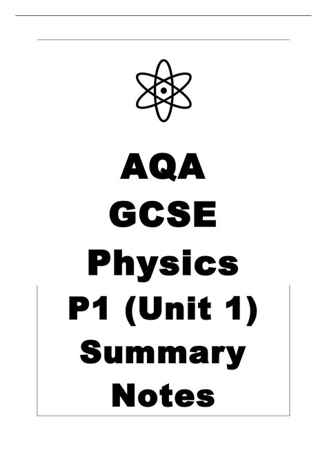 aqa gcse physics unit 1 Doc