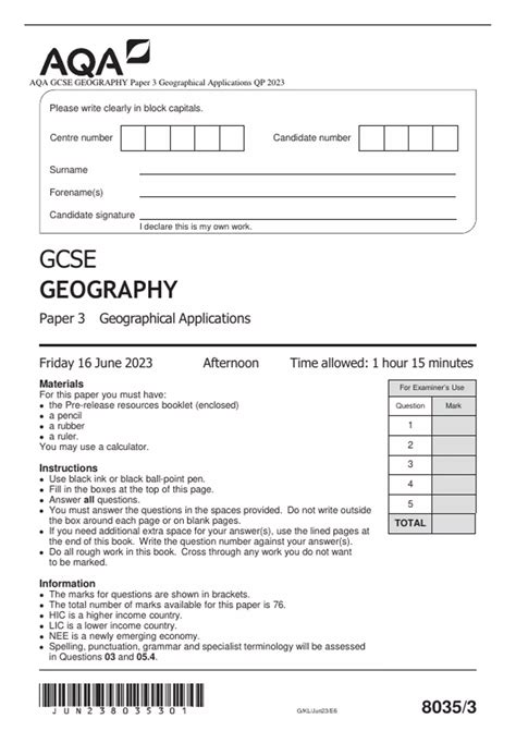 aqa geography geog 3 PDF