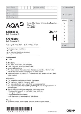 aqa-science-ch1hp-answers-2014 Ebook Epub