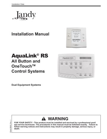 aqualink rs6 manual Ebook Epub