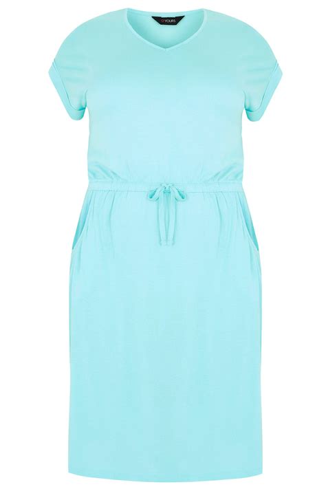 aquamarine t shirt dress