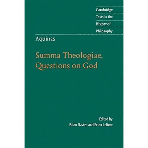 aquinas summa theologiae questions on god aquinas summa theologiae questions on god PDF