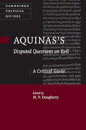 aquinass disputed questions evil cambridge Kindle Editon