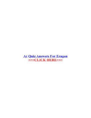 ar answers for eragon PDF