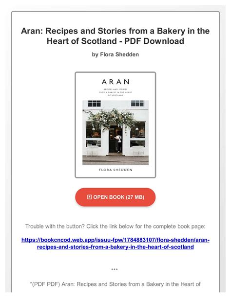 aran recipes and stories from bakery in Epub