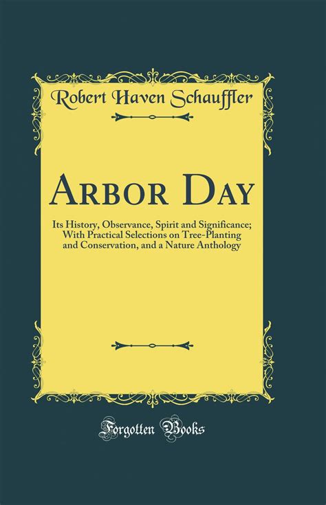 arbor day history observance classic Doc