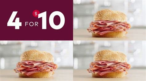 arby's 4 for 10