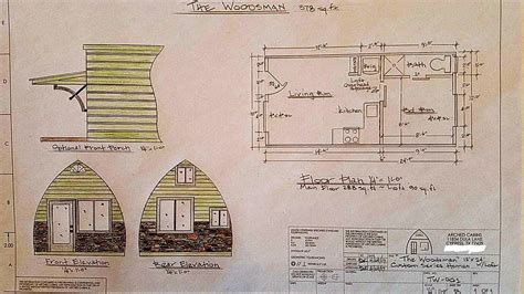 arched cabin floor plans Kindle Editon